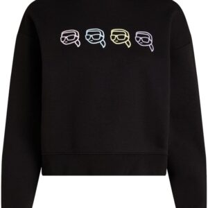 Karl Lagerfeld Ikonik Outline organic-cotton hoodie