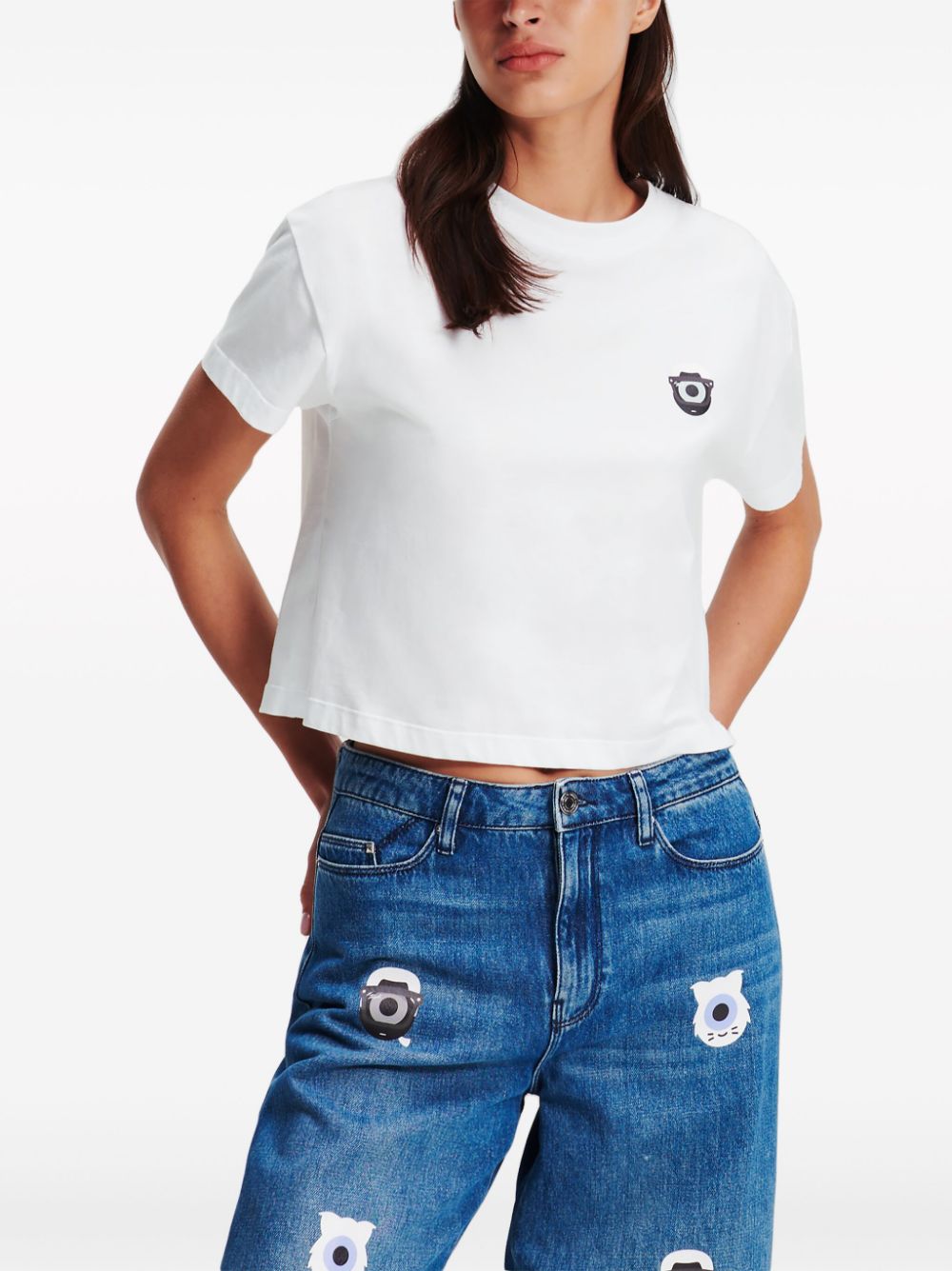 Karl Lagerfeld x Darcel Disappoints cropped T-shirt - Image 3