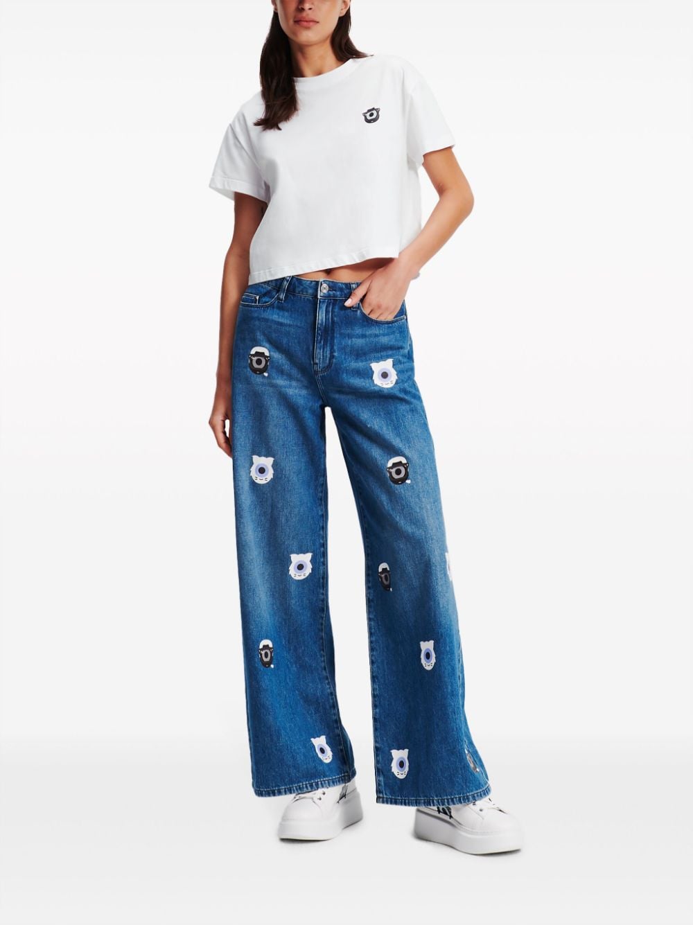 Karl Lagerfeld x Darcel Disappoints cropped T-shirt - Image 2