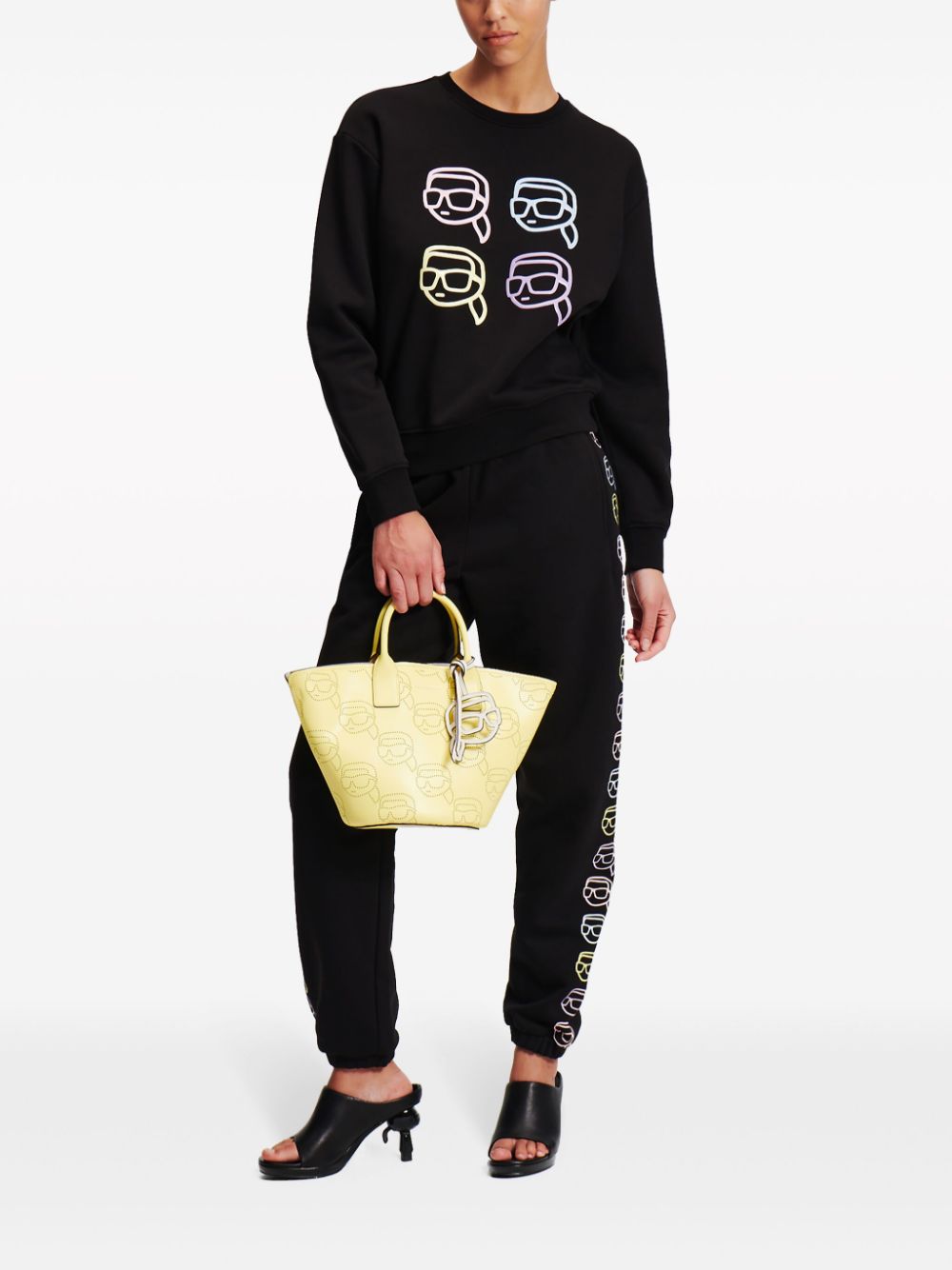 Karl Lagerfeld Ikonik Outline organic-cotton sweatshirt - Image 2