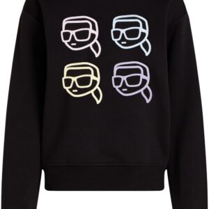 Karl Lagerfeld Ikonik Outline organic-cotton sweatshirt