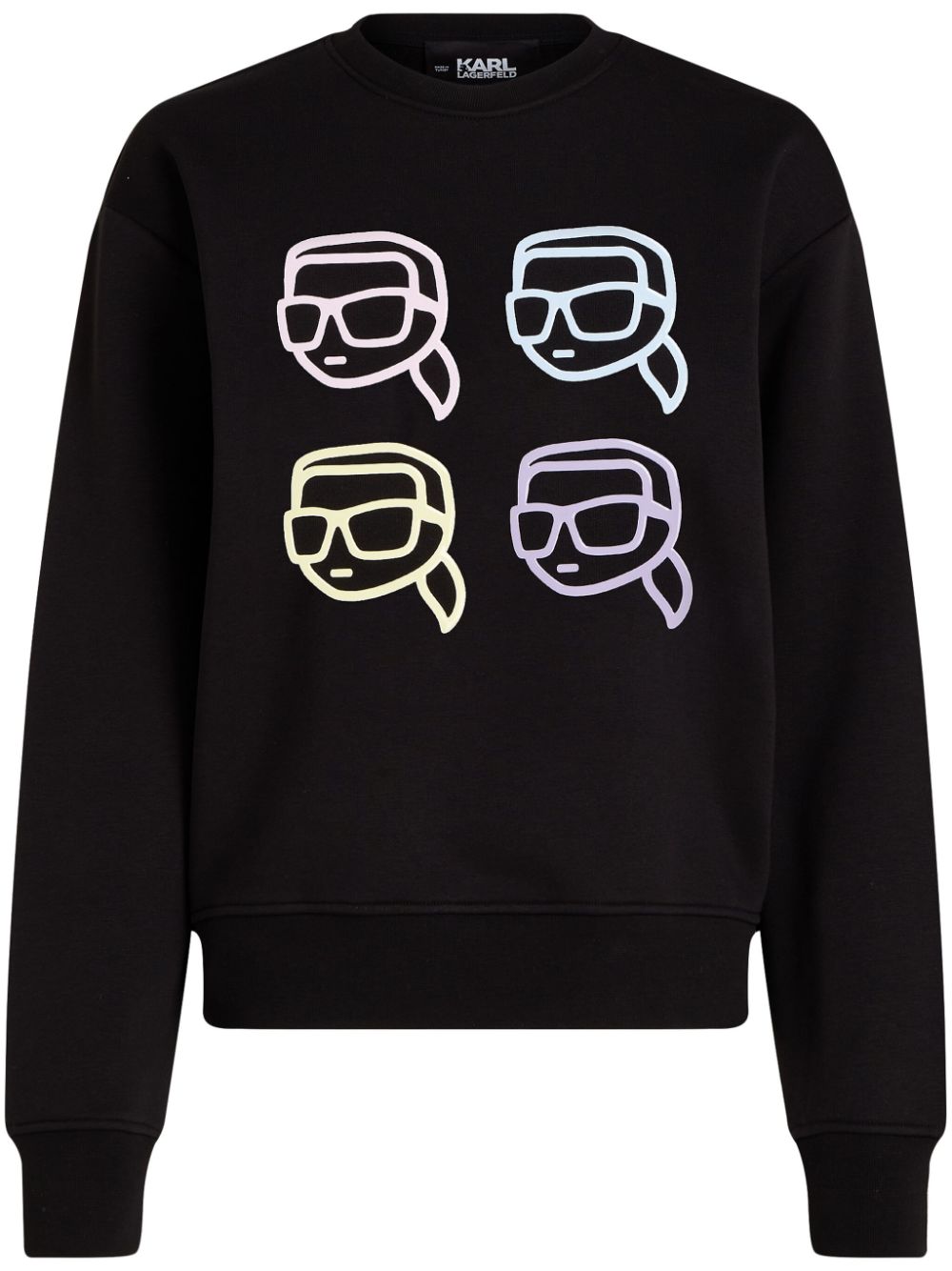 Karl Lagerfeld Ikonik Outline organic-cotton sweatshirt