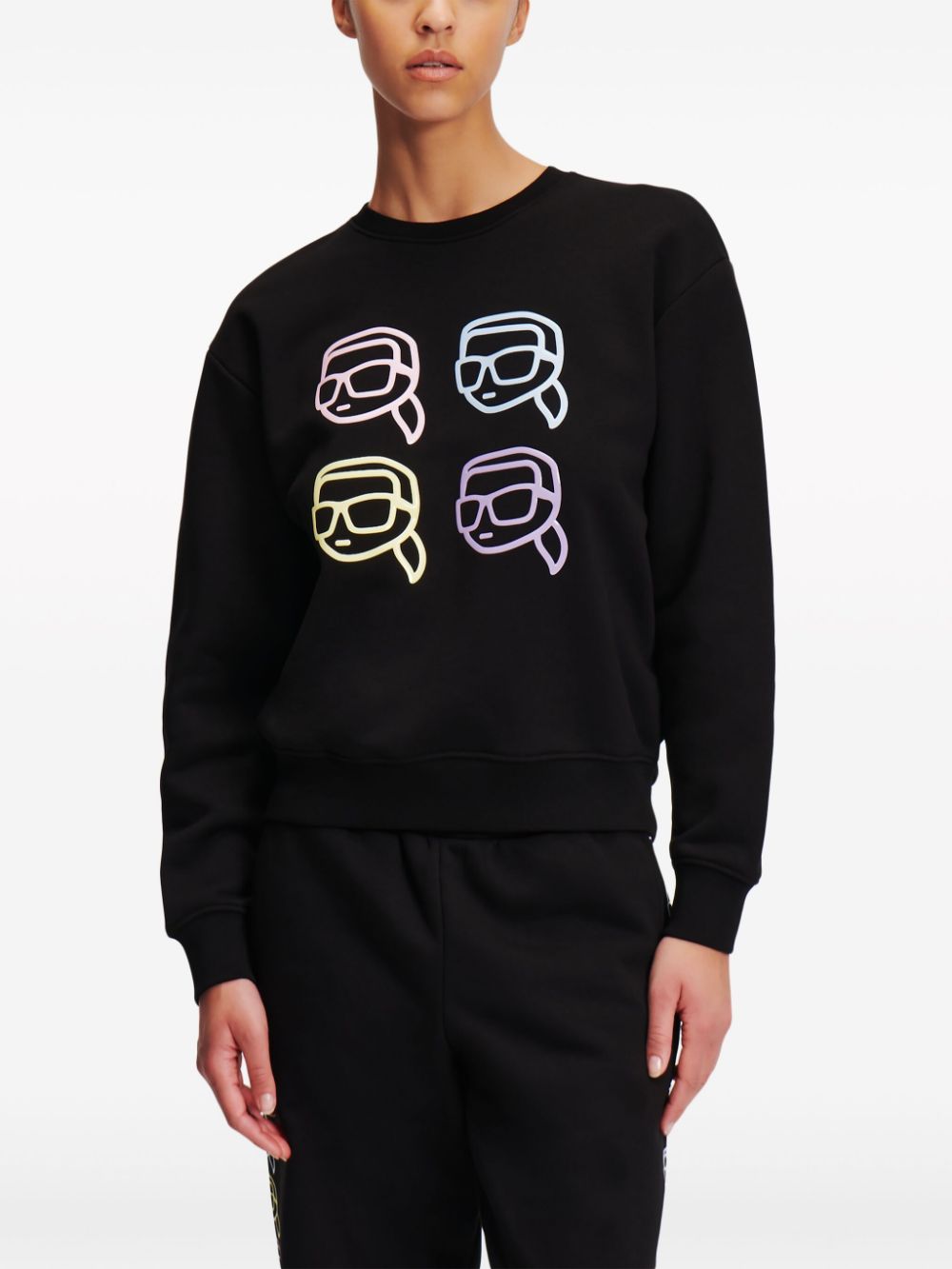 Karl Lagerfeld Ikonik Outline organic-cotton sweatshirt - Image 3