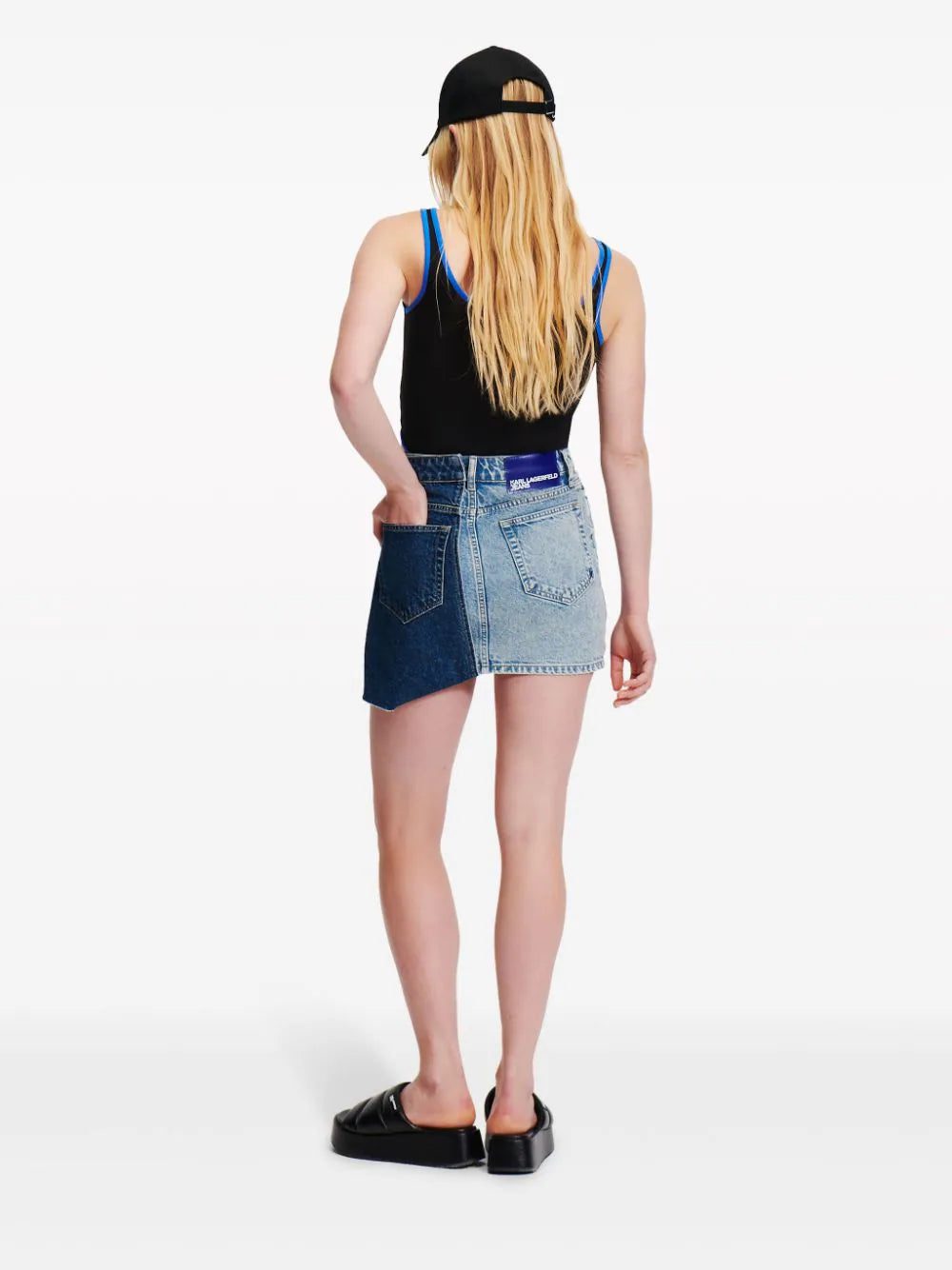 Karl Lagerfeld Jeans double-layer miniskirt - Image 4