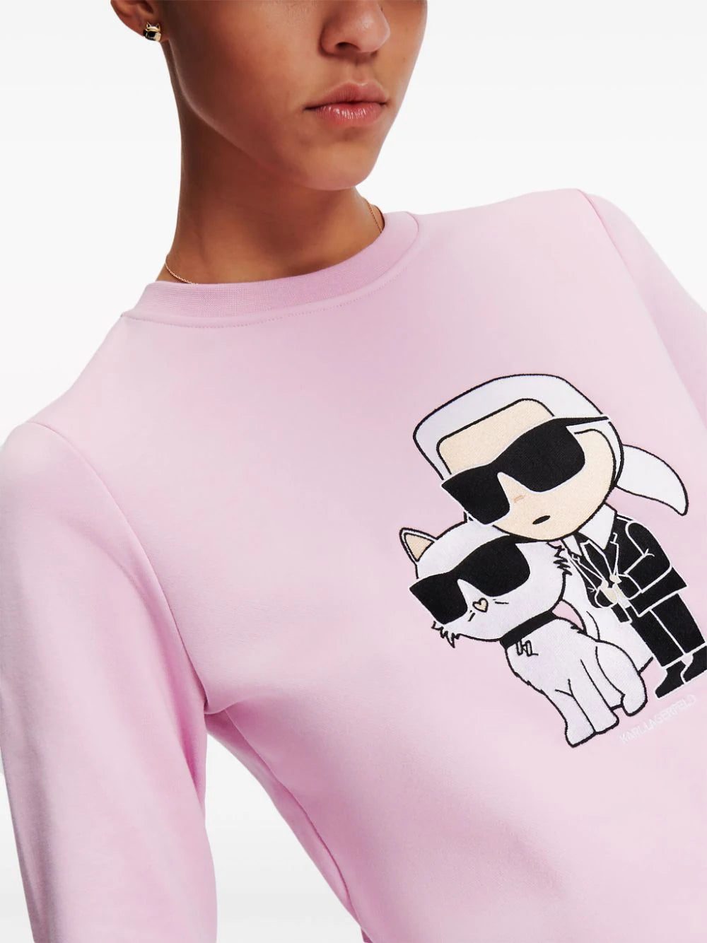 Karl Lagerfeld Ikonik Karl & Choupette sweatshirt - Image 4