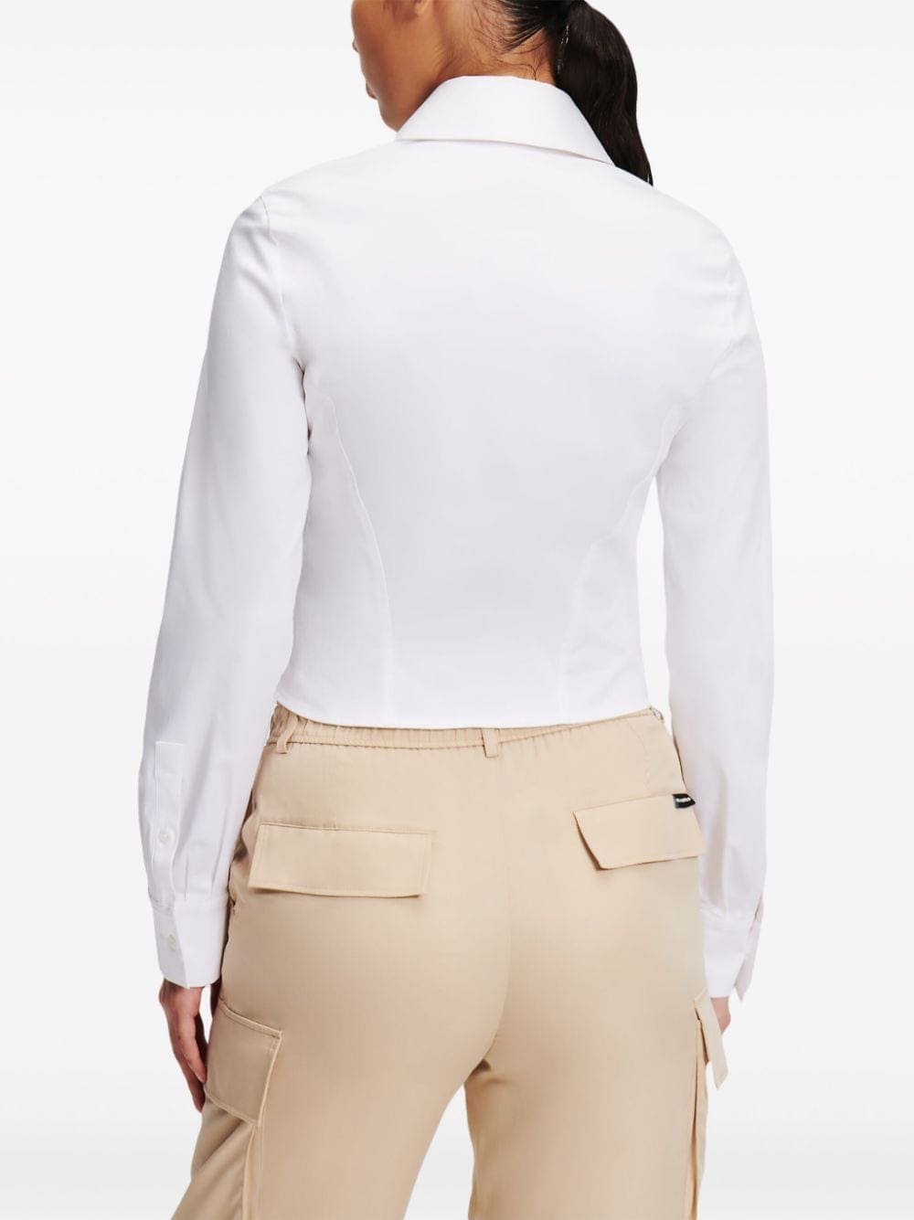 Karl Lagerfeld slim-fit poplin shirt - Image 4