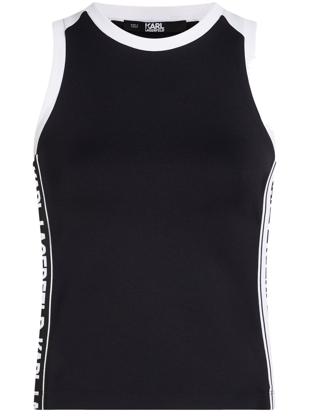Karl Lagerfeld logo-tape tank top