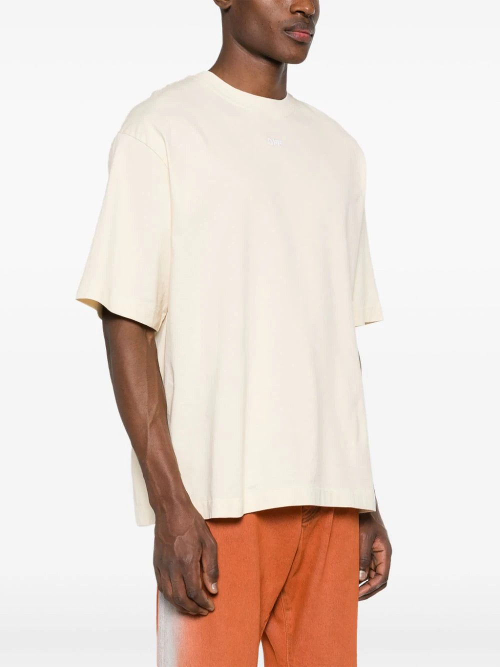 Off-White Arrows-embroidered cotton T-shirt - Image 4