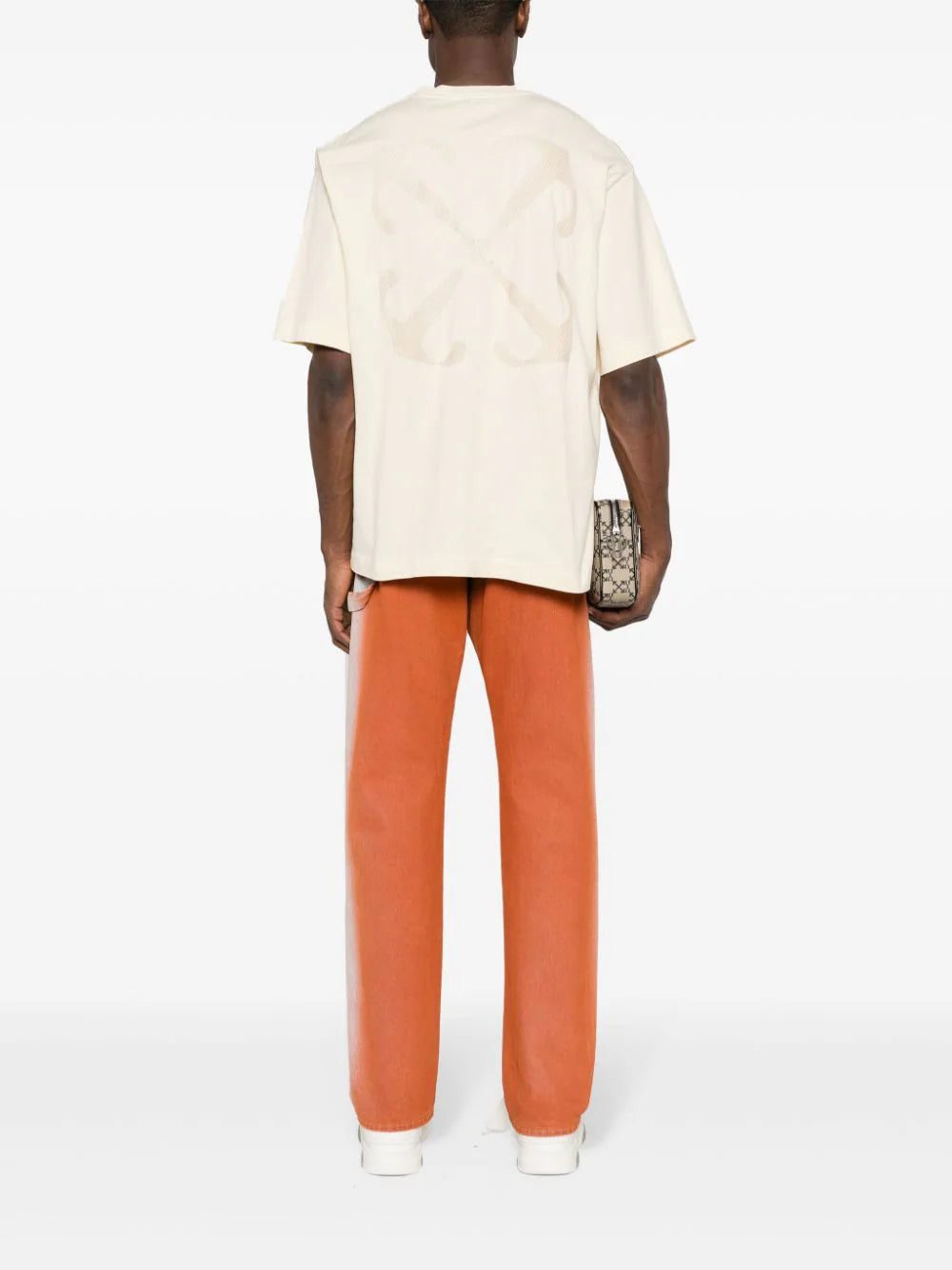 Off-White Arrows-embroidered cotton T-shirt - Image 2