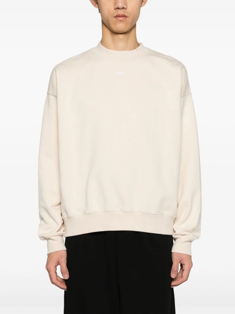 Off-White Arrows-embroidered cotton sweatshirt - Image 3