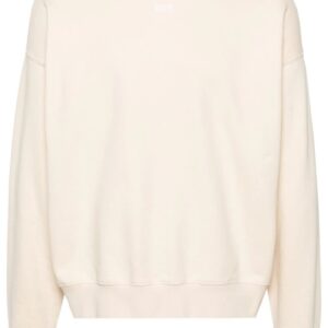 Off-White  Arrows-embroidered cotton sweatshirt