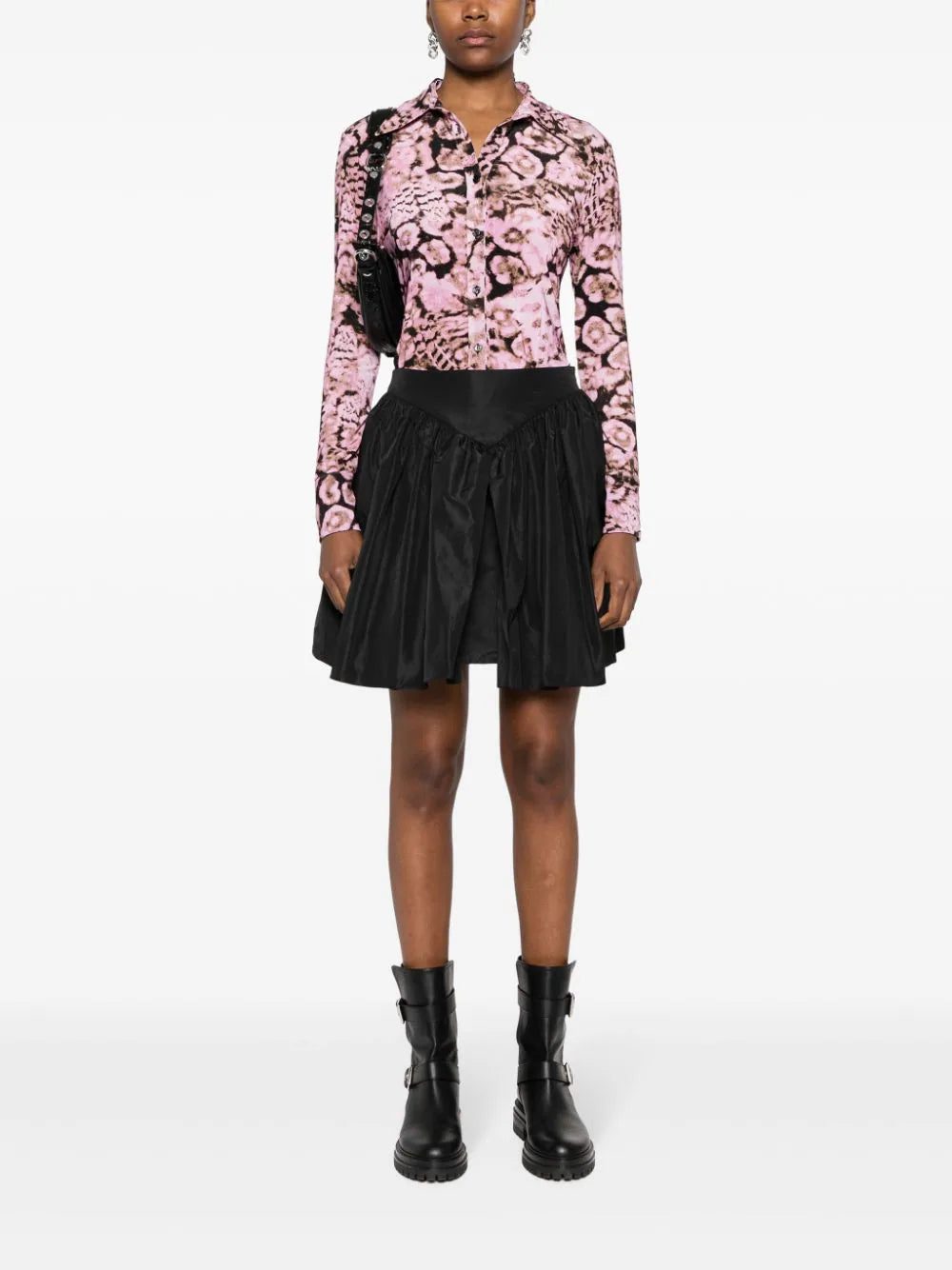 Karl Lagerfeld pleated striped maxi skirt - Image 2