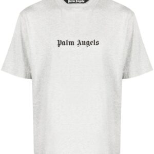 Palm Angels logo-embroidered cotton T-shirt