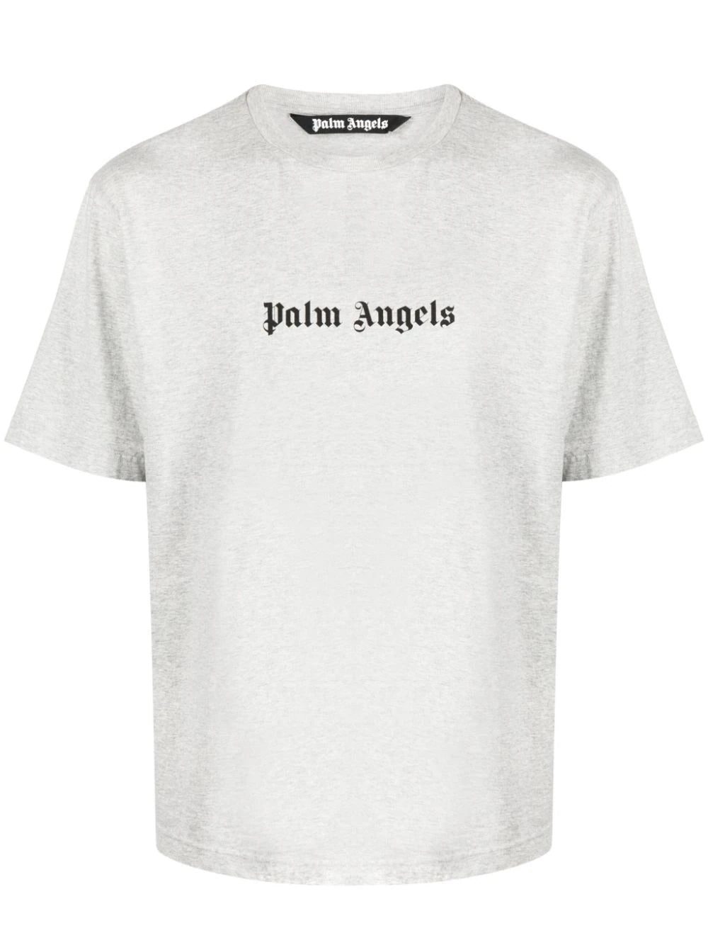 Palm Angels logo-embroidered cotton T-shirt