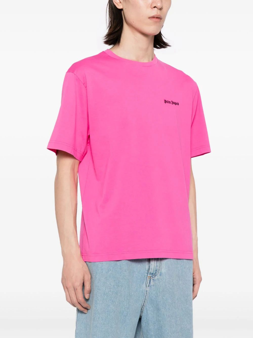 Palm Angels logo-embroidered cotton T-shirt - Image 3