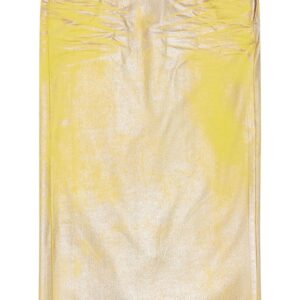 Diesel De-Pra-S2 laminated midi skirt