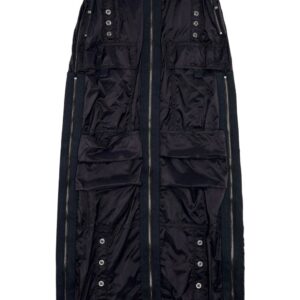 Diesel O-Crep cargo maxi skirt