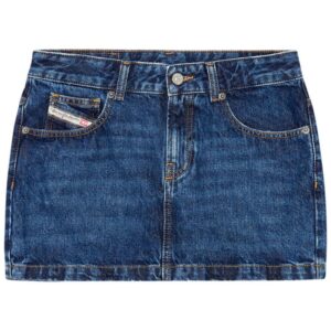 Diesel De-Ron low-rise denim miniskirt