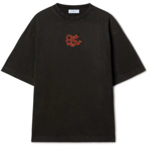 Off-White 2024 Lunar New Year Skate cotton T-shirt