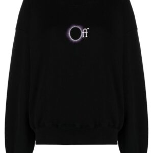 Off-White Eclipse logo-print cotton sweatshirt