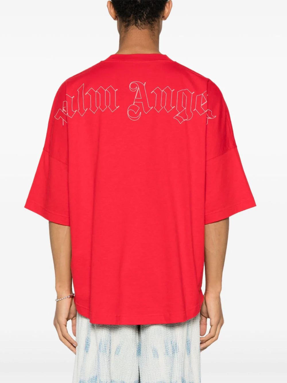 Palm Angels dragon-monogram cotton T-shirt - Image 4