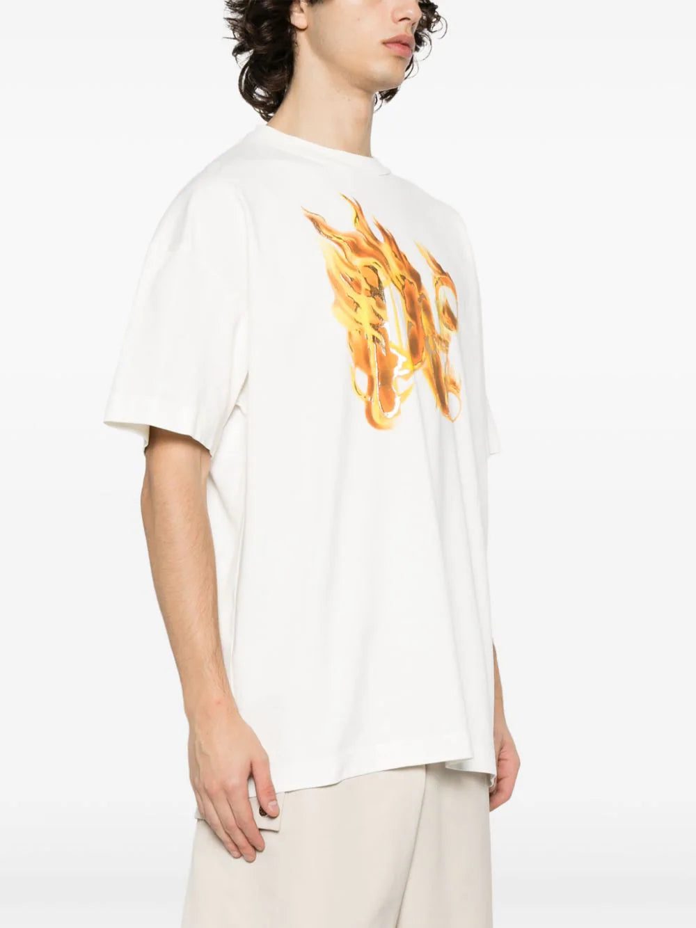 Palm Angels Burning monogram-print T-shirt - Image 3