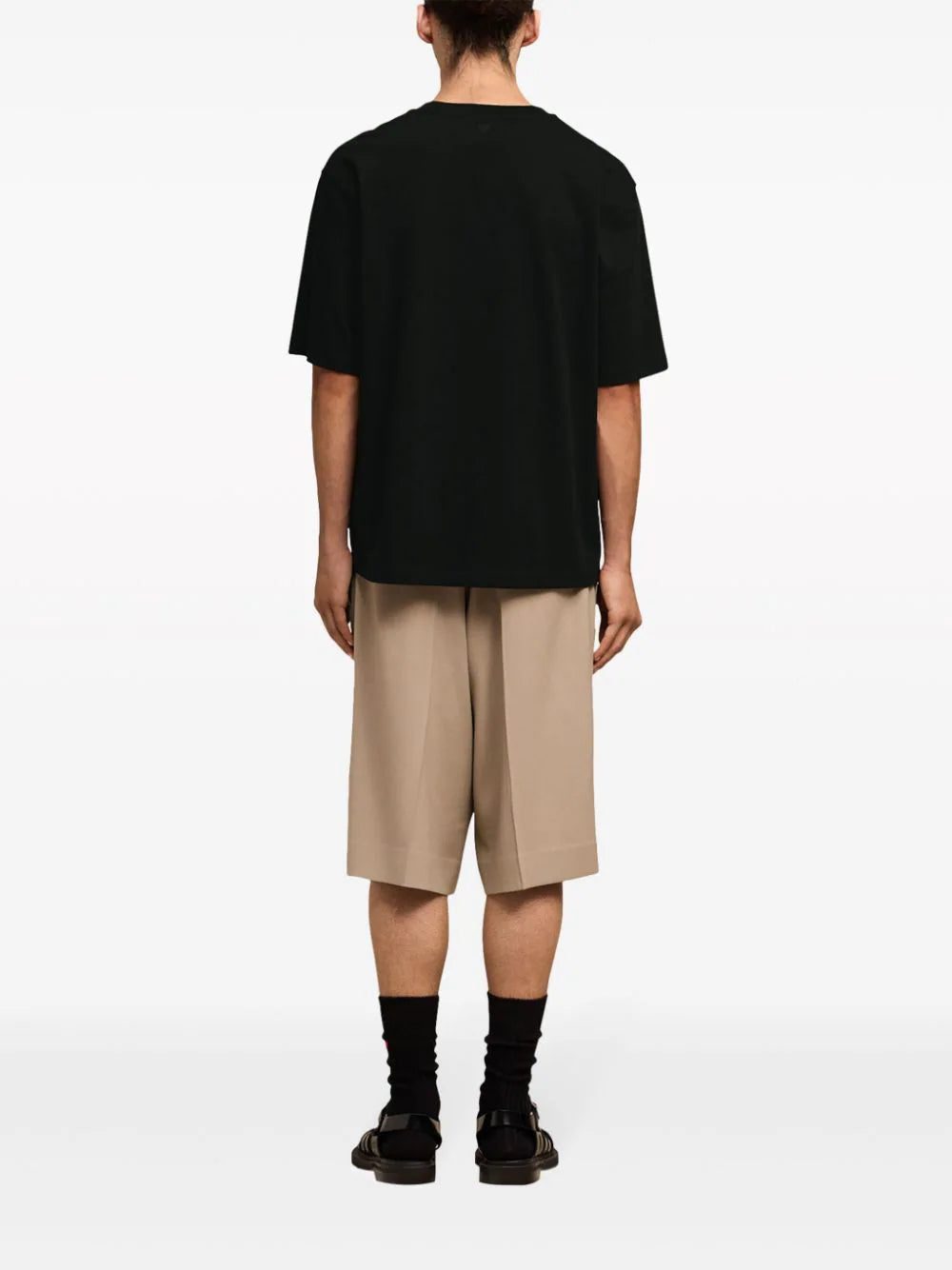 AMI Paris logo-print organic cotton T-shirt - Image 4