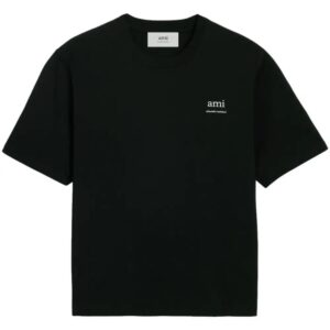 AMI Paris  logo-print organic cotton T-shirt
