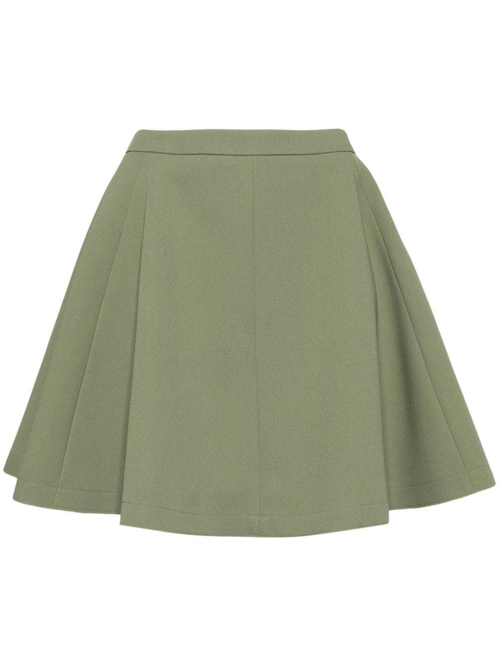 AMI Paris high-waisted godet skirt