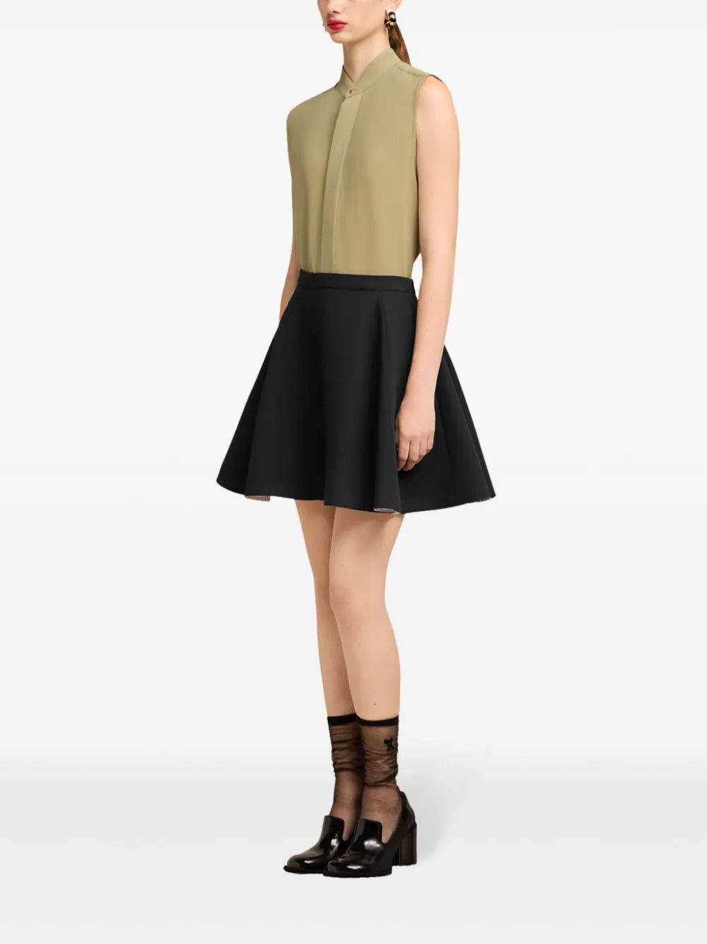 AMI Paris virgin wool skater mini skirt - Image 3
