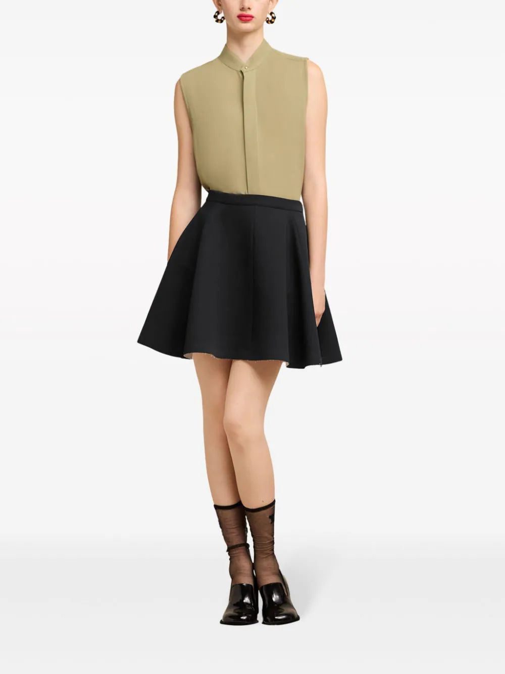 AMI Paris virgin wool skater mini skirt - Image 2
