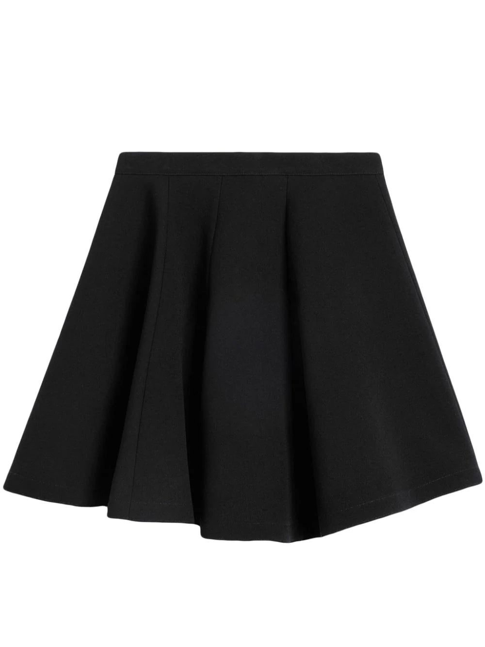 AMI Paris virgin wool skater mini skirt