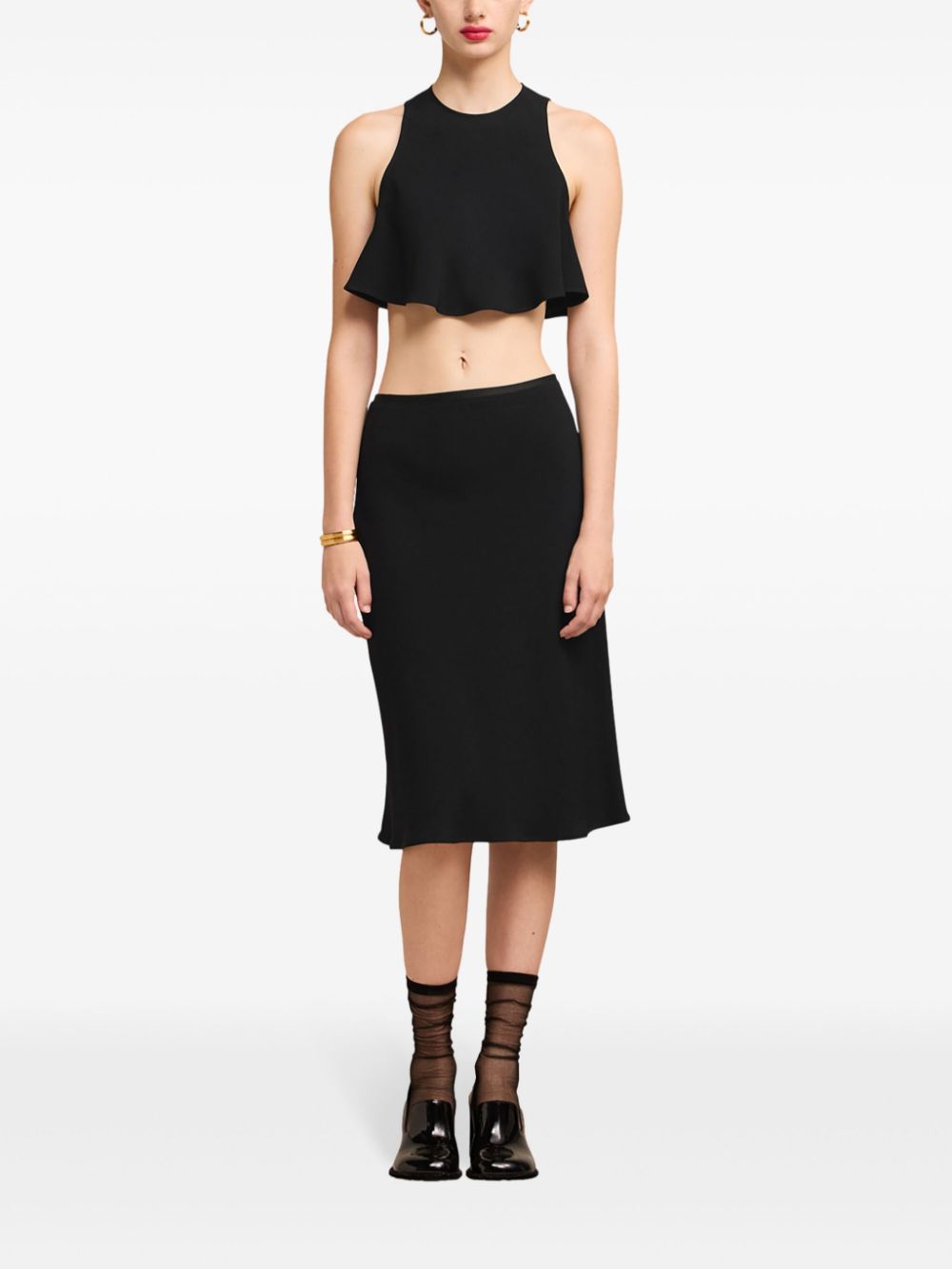 AMI Paris crepe midi skirt - Image 2