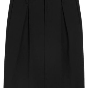 AMI Paris  dart-detail high-waist midi skirt