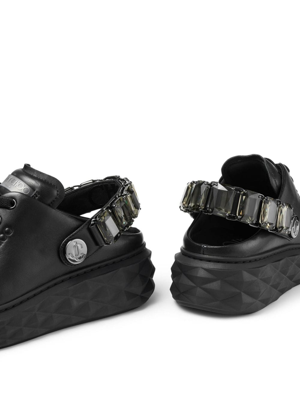 Jimmy Choo Diamond Sling leather sneakers - Image 5