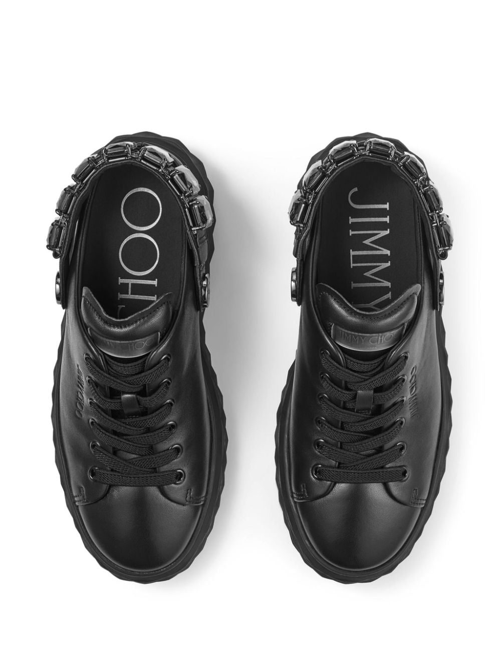 Jimmy Choo Diamond Sling leather sneakers - Image 4