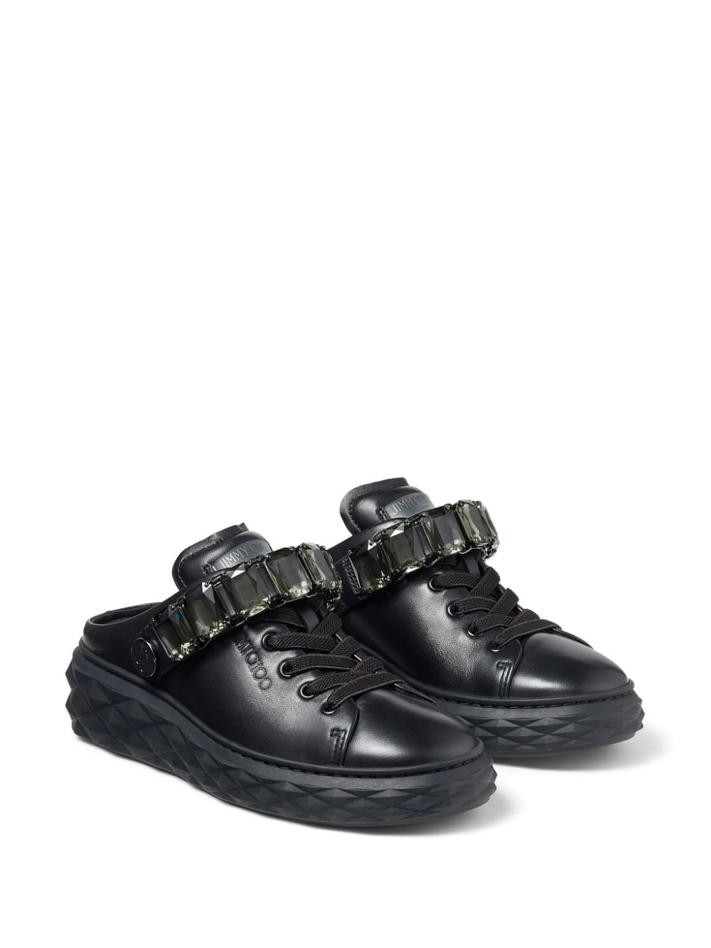 Jimmy Choo Diamond Sling leather sneakers - Image 2