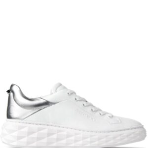 Jimmy Choo Diamond Maxi/F II leather sneakers