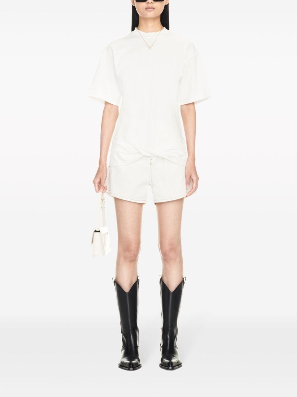 Off-White Arrows-motif twisted cotton shirt - Image 2