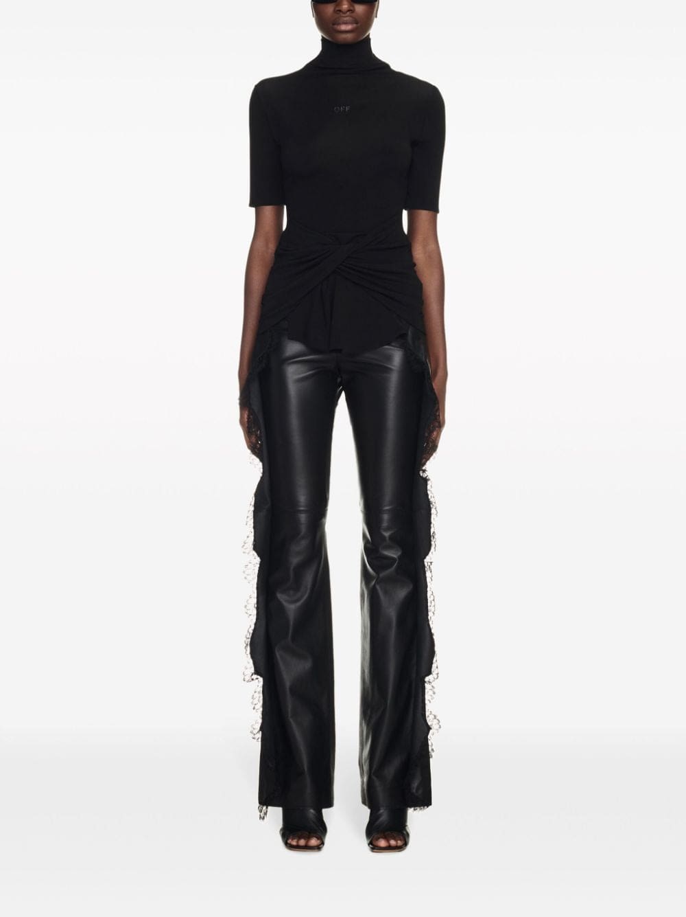 Off-White logo-print twisted top - Image 2