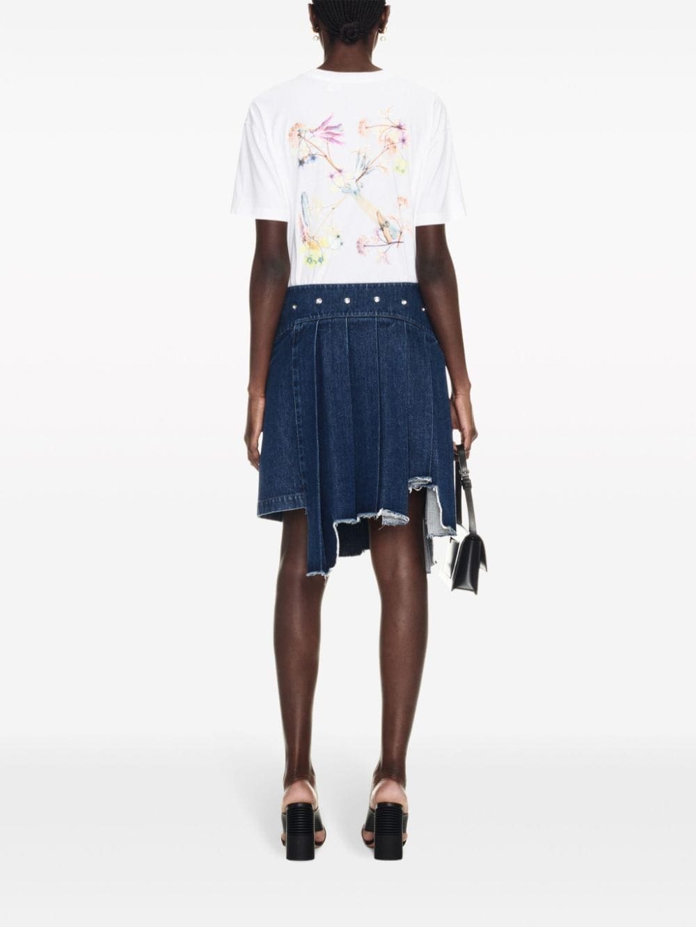 Off-White floral-print cotton T-shirt - Image 4