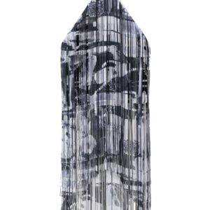 Off-White X-ray fringed top