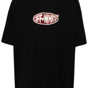 Off-White  logo-print cotton T-shirt