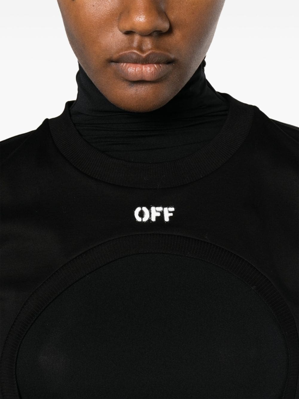 Off-White Meteor double-layer cotton T-shirt - Image 5