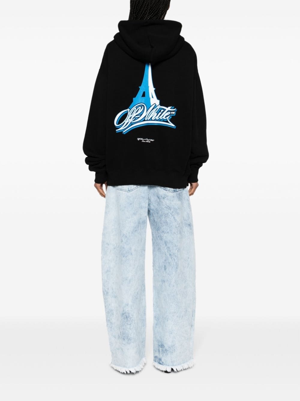 Off-White KIT Paris cotton hoodie - Image 3