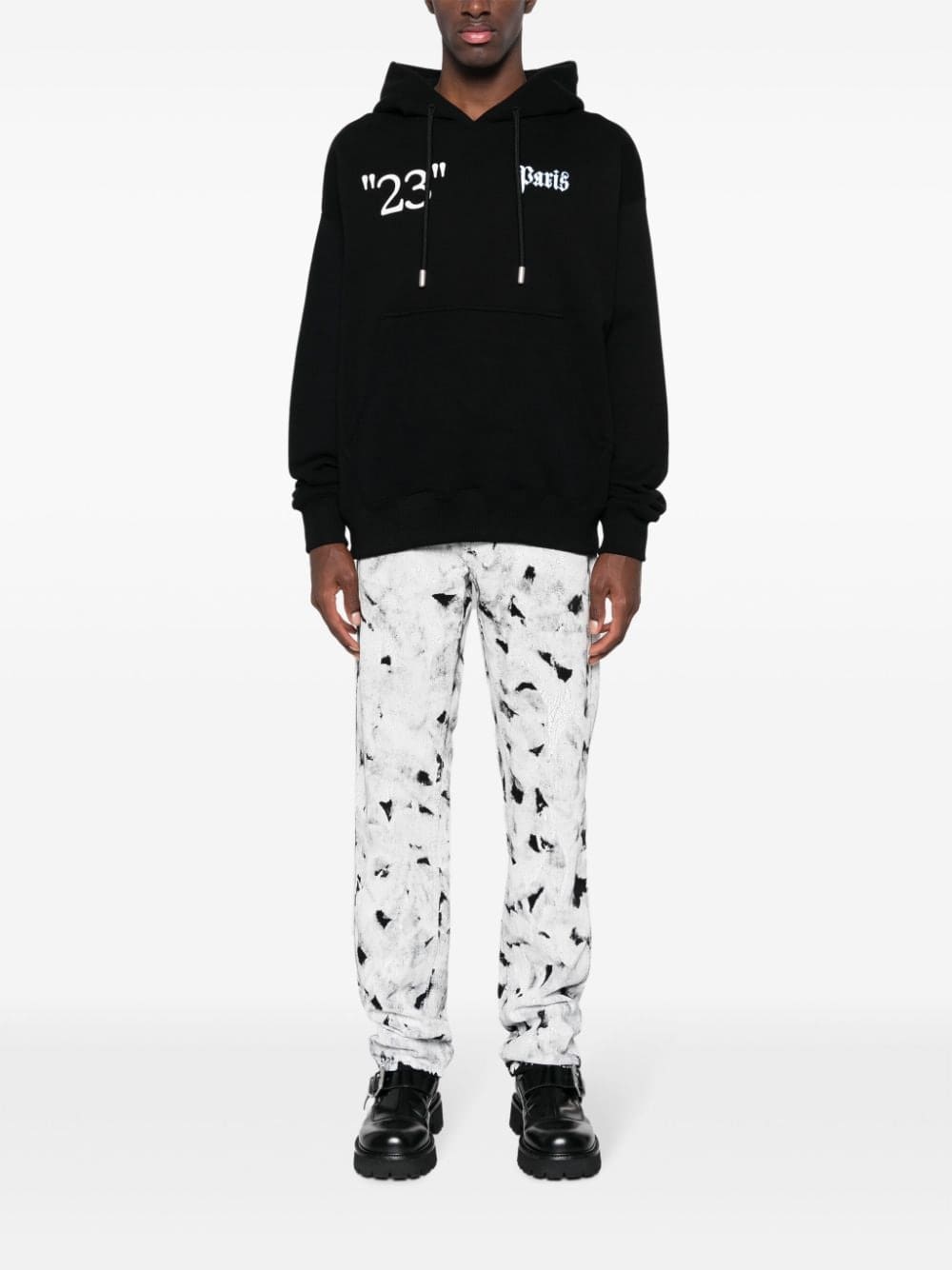Off-White KIT Paris cotton hoodie - Image 4
