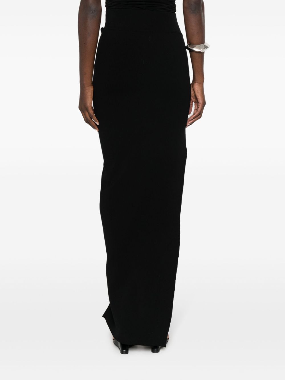 Rick Owens high-waisted asymmetric skirt - Image 4