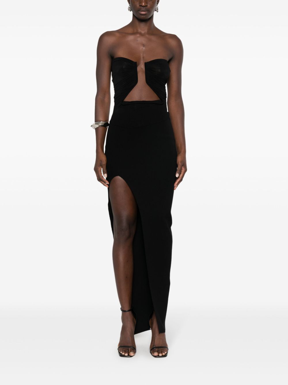 Rick Owens high-waisted asymmetric skirt - Image 2