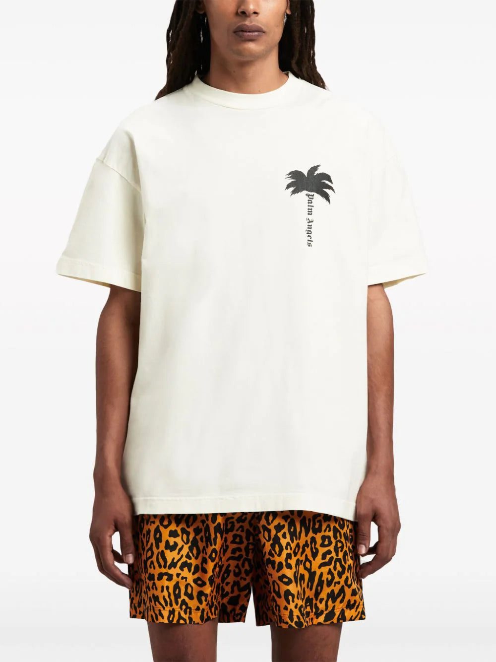 Palm Angels pam tree-print cotton T-shirt - Image 3