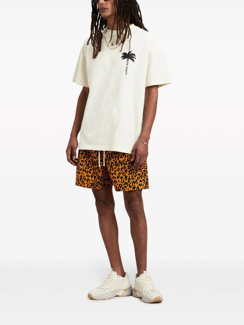 Palm Angels pam tree-print cotton T-shirt - Image 2